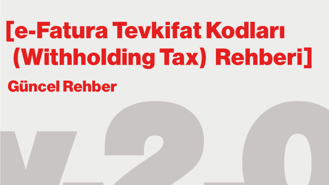 e-Fatura Tevkifat Kodları (15.09.2025)